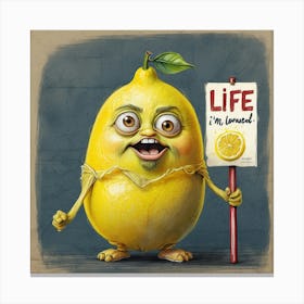 Life Is A Lemon Stampe su tela