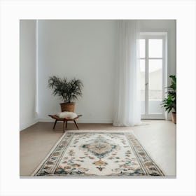Rug In A Room Canvas Print