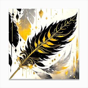 Feather Feather Feather 7 Canvas Print