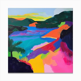 Abstract Travel Collection Virgin Islands Us 4 Canvas Print
