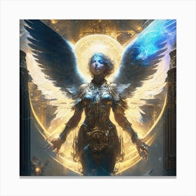 Angel Of The Aether Canvas Print