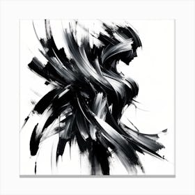 "Monochrome Elegance" is a striking abstract art piece that captivates with its bold brush strokes and dynamic movement, creating a powerful silhouette that suggests a blend of grace and strength. This sophisticated black and white palette offers versatility to complement any decor, making it a perfect statement piece for contemporary art lovers and collectors. The painting's abstract nature invites personal interpretation, ensuring that it will spark conversation and intrigue. Whether displayed in a minimalist setting or as a contrasting element in a colorful room, "Monochrome Elegance" will enhance the space with its timeless allure and artistic depth. Add this compelling artwork to your collection and let it transform your space into a gallery of modern sophistication. Canvas Print
