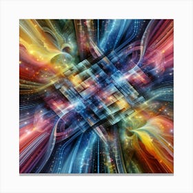 Abstract Fractal Canvas Print