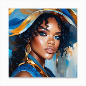 Rihanna 4 Canvas Print