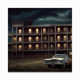 Haunted Hotel Canvas Print