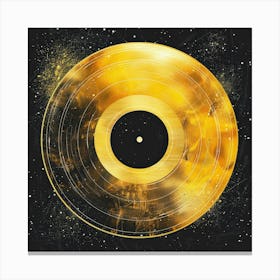Gold Record Canvas Print