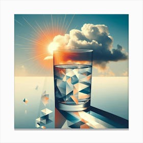 Glass Of Water 2 Canvas Print