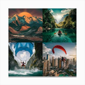 Photo Collage Canvas Print