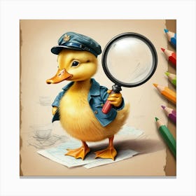 Duck Detective 11 Canvas Print