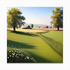 Landscape Painting 80 Canvas Print