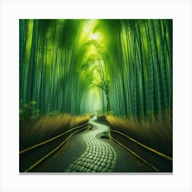 Bamboo Forest 10 Canvas Print