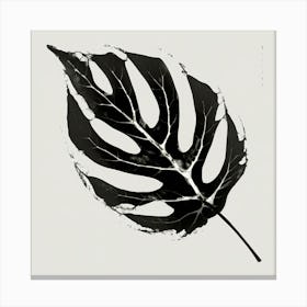 Monster Leaf Canvas Print