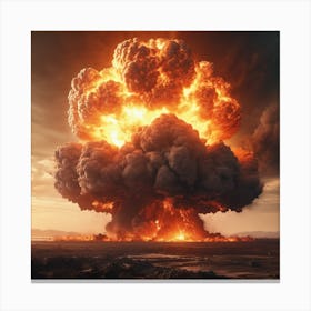 Explosive. Canvas Print