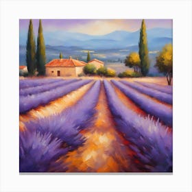 Lavender Fields 2 Canvas Print