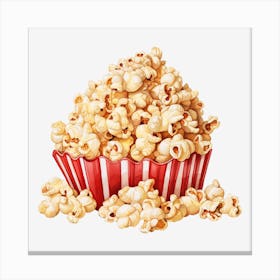 Popcorn In A Cup 5 Canvas Print