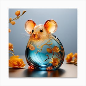 Glass Mouse Canvas Print