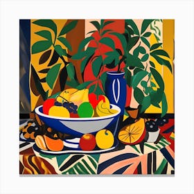 Fruit In A Bowl Canvas Print