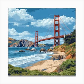 Golden Gate Bridge Canvas Print