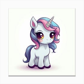 Cute Unicorn 732 Canvas Print