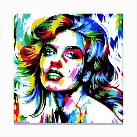 Woman'S Face Canvas Print