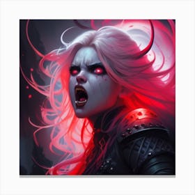 Warrior Girl Canvas Print