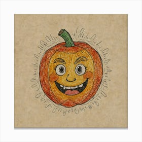 Halloween Pumpkin 10 Canvas Print