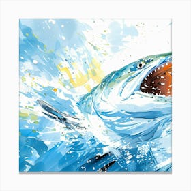 Blue Marlin Canvas Print