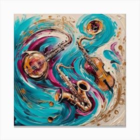 Jazz Music Canvas Print