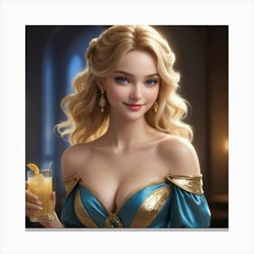 Cinderella 170 Canvas Print