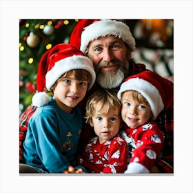 Christmas Father4 Canvas Print