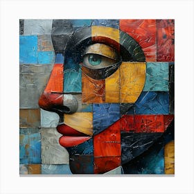 Face Of A Woman 6 Canvas Print