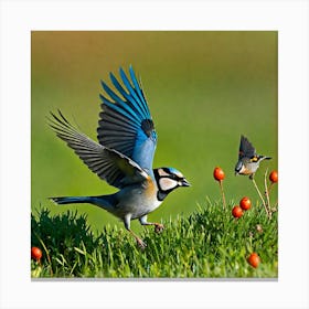 Blue Tit 28 Canvas Print