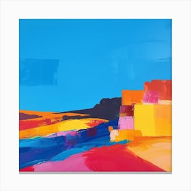 Abstract Travel Collection Qatar 1 Canvas Print