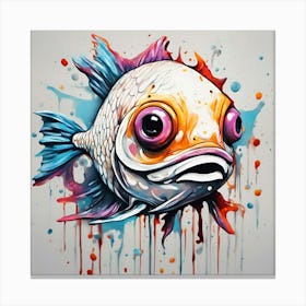 Fish Painting Canvas Print