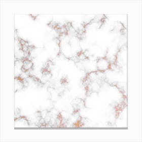 Glitter Marble Canvas Print