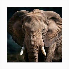 Elephant Tusks Canvas Print