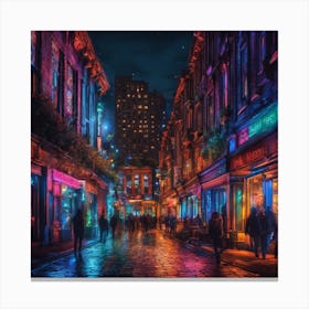 London Street Art Canvas Print