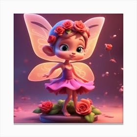 Fairy 3d Canvas Print