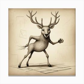 Deer! 21 Canvas Print