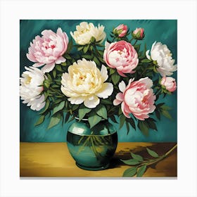 Peonies Canvas Print