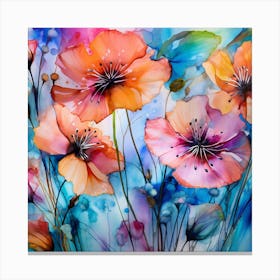 Poppies 21 Canvas Print