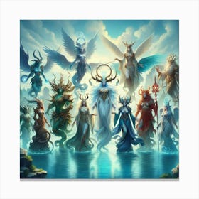 Angels And Demons 1 Canvas Print
