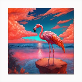 Flamingo Canvas Print