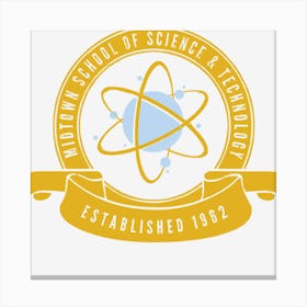 Midtown School Of Science & Technology Canvas Print