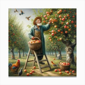 Apple Orchard Canvas Print