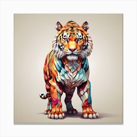 Abstract Tiger 1 Canvas Print