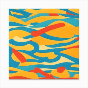 'Swirls' Abstract Canvas Print
