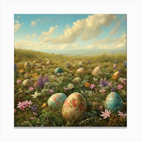 Easter Eggs 2 Canvas Print