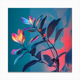 Floral Abstract Art Canvas Print