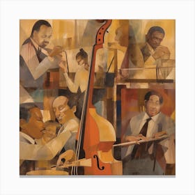 Jazz Musicians 4 Canvas Print